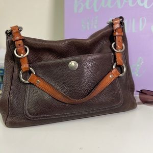 Coach Chelsea Pebble Leather Turn Lock Closure